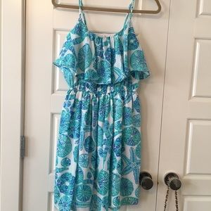 Lily Pulitzer blue summer dress.